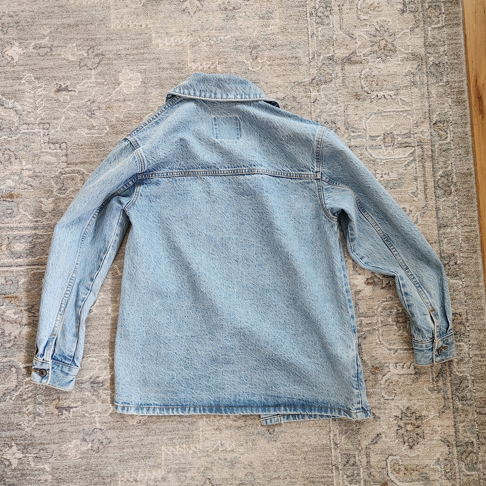 Abercrombie & Fitch Light Blue Jean Jacket - Picture 3 of 3